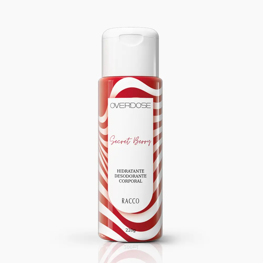 Hidratante Desodorante Corporal Secret Berry Overdose Racco, 220g