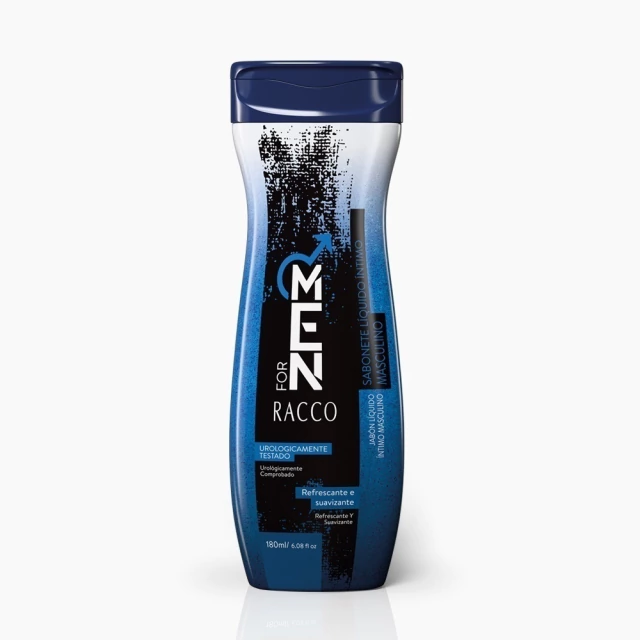 1161 Sabonete Líquido Íntimo For Men Racco, 180ml
