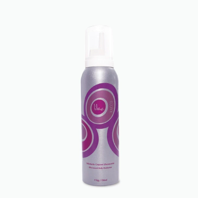 1167 Hidratante Corporal Efervescente Lilac Racco, 150ml