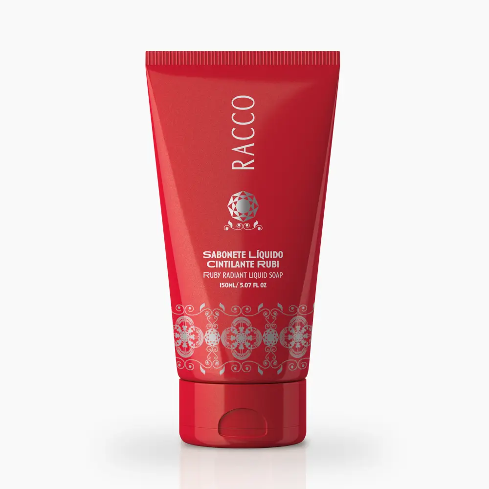 Sabonete Líquido Cintilante Rubi Racco, 150ml