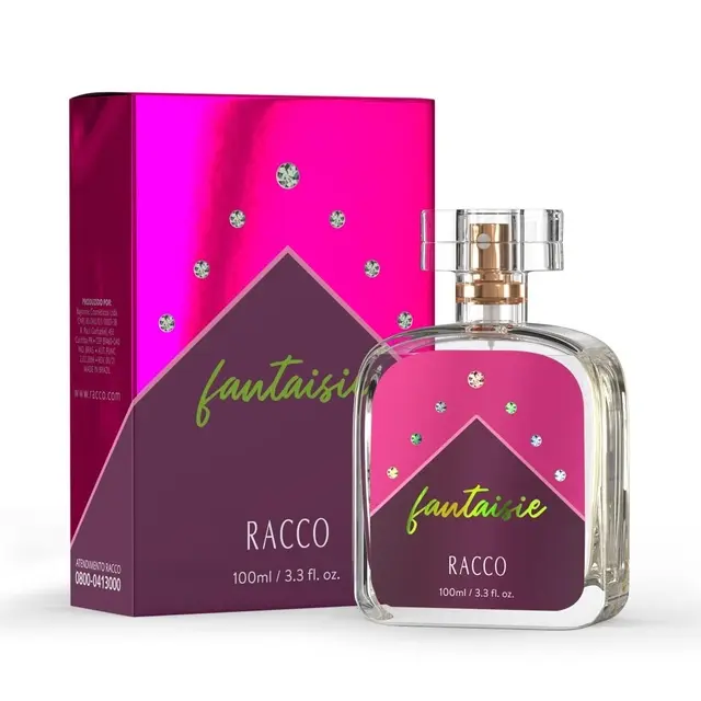 Deo Colônia Feminina Fantaisie Racco, 100ml