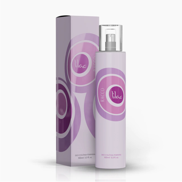 214 Deo Colônia Feminina Lilac Racco, 100ml