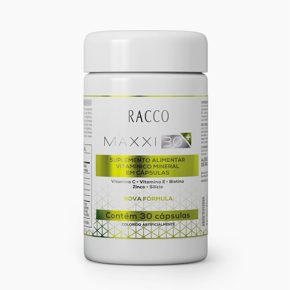 IOS Maxxi 30+ em Cápsulas Racco, 30 cápsulas