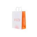 547 Sacola De Papel Pequena Laranjada E Branca 2025