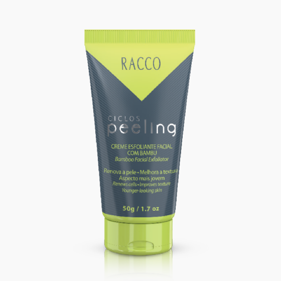 Creme Esfoliante Facial com Bambu Ciclos Peeling Racco, 50g