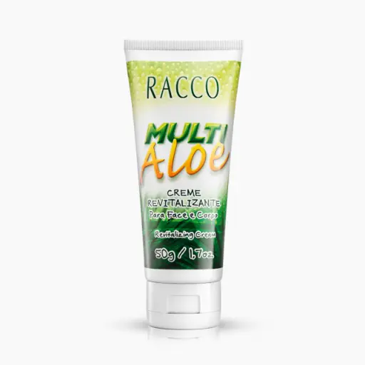 [1185] 1185 Creme Revitalizante para Face e Corpo Multi Aloe Racco, 50g