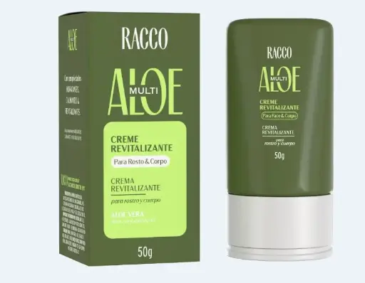 [1185] Creme Revitalizante para Face e Corpo Multi Aloe Racco, 50g