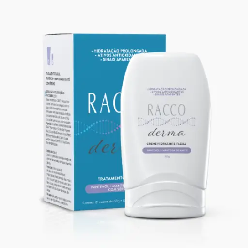 [5532] 5532 Creme Hidratante Facial Pantenol + Manteiga de Karité RaccoDerma, 60g